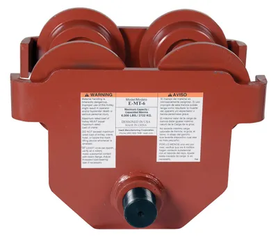 Vestil E-MT-6 Steel Push Eye Manual Trolley 3