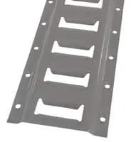 Vestil E-TRK-10-GY-2PK Steel E-Track 2