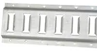 Vestil E-TRK-10-ZN-10PK Steel Zinc Plated E-Track 2