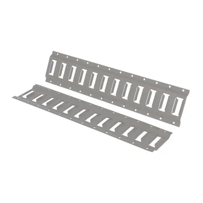 Vestil E-TRK-2-GY-2PK Steel E-Track