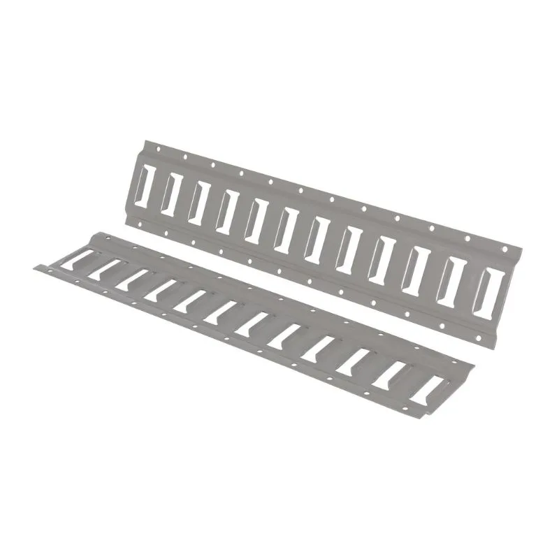 Vestil E-TRK-2-GY-2PK Steel E-Track