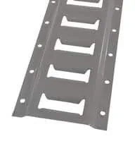 Vestil E-TRK-2-GY-4PK Steel E-Track 2