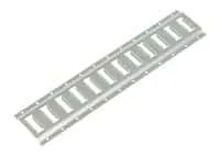 Vestil E-TRK-2-ZN-1PK Steel Zinc Plated E-Track