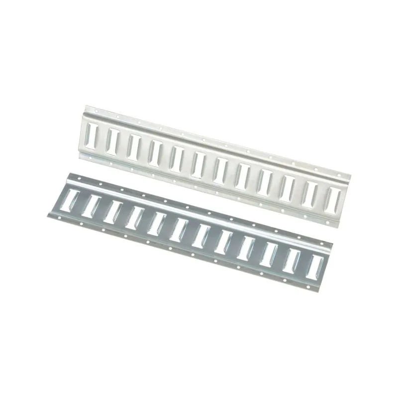 Vestil E-TRK-2-ZN-2PK Steel Zinc Plated E-Track