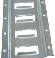 Vestil E-TRK-4-ZN-1PK Steel Zinc Plated E-Track 3