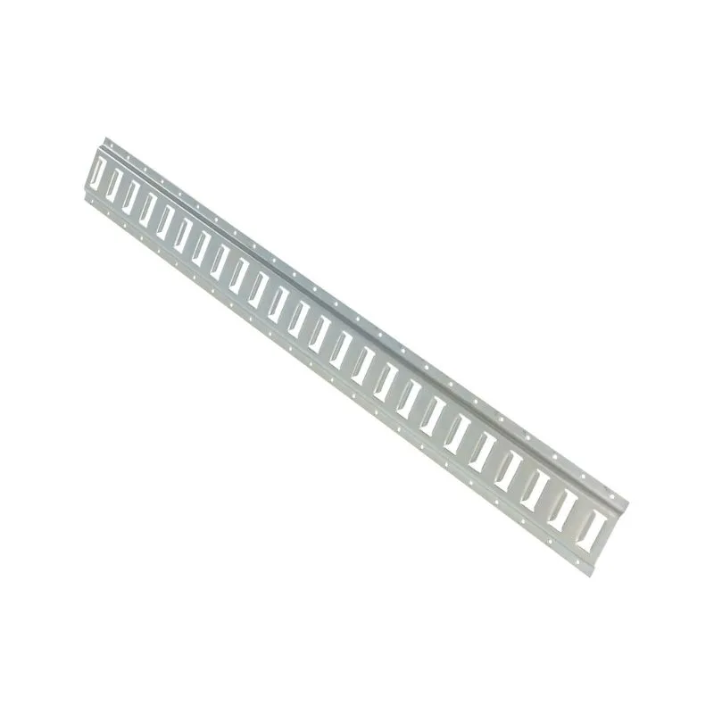 Vestil E-TRK-4-ZN-1PK Steel Zinc Plated E-Track