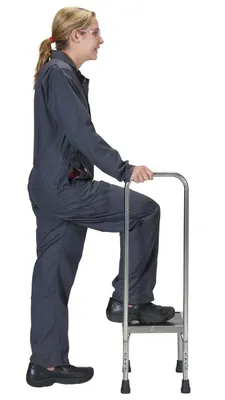 Vestil E-TRK-4-ZN-6PK loading dock equipment shown from an alternate angle