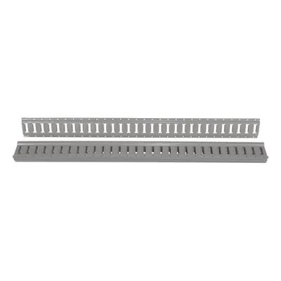 Vestil E-TRK-5-GY-10PK Steel Zinc Plated E-Track