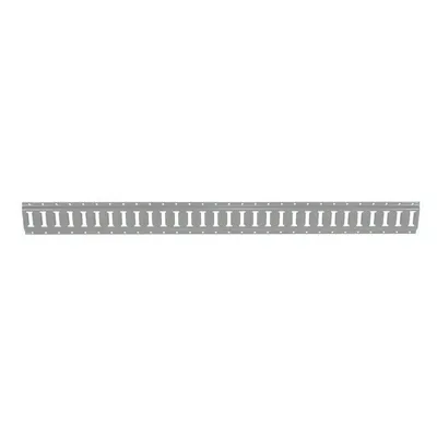 Vestil E-TRK-5-GY-1PK Steel Zinc Plated E-Track