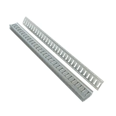 Vestil E-TRK-5-ZN-10PK Steel Zinc Plated E-Track
