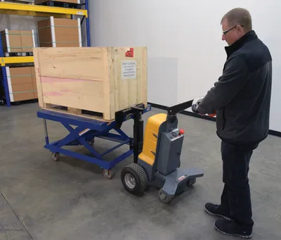 Vestil E-TUG-10 Steel Electric Powered Tugger