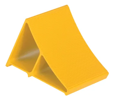 Vestil EALUM-YEL Aluminum Wheel Chock