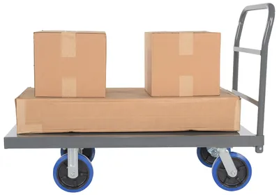 Vestil ECSPT-2448-C2D platform cart shown from an alternate angle