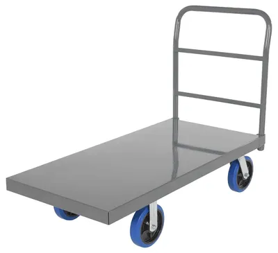 Vestil ECSPT-2448-C2D Steel Smooth Deck Platform Truck 2