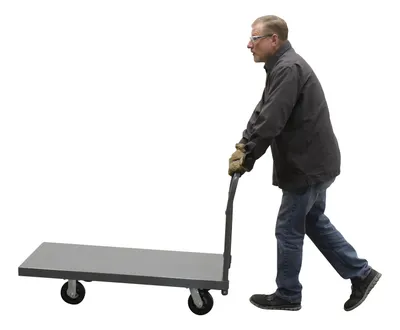 Vestil ECSPT-2448 Steel Smooth Deck Platform Truck 8