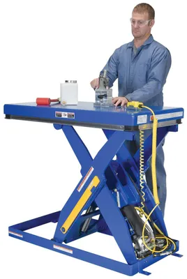 Vestil EHLT-2448-2-43 lift table shown from an alternate angle
