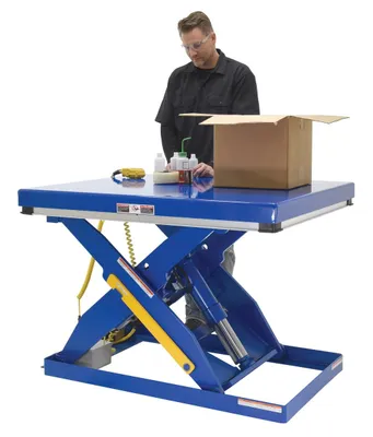 Vestil EHLT-4048-3-43-QS lift table shown from an alternate angle