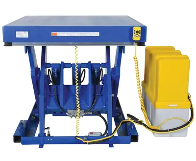 Vestil EHLT-4848-10-43 lift table shown from an alternate angle