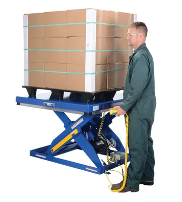 Vestil EHLT-4848-4-43 lift table shown from an alternate angle