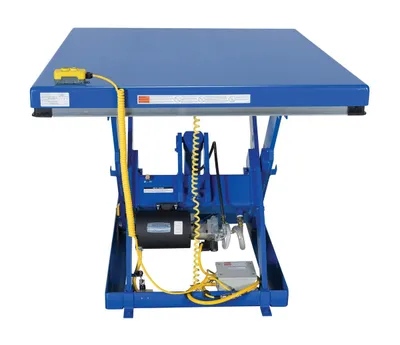 Vestil EHLT-4860-2-43 lift table shown from an alternate angle