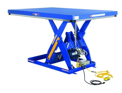 Vestil EHLT-4872-2-43 lift table shown from an alternate angle