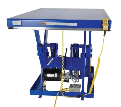 Vestil EHLT-4872-5-44 lift table shown from an alternate angle