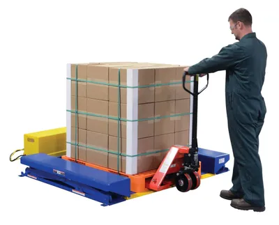 Vestil EHLTG-5250-4-36 lift table shown from an alternate angle