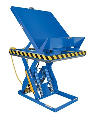 Vestil EHLTT-4848-4-47 LIFT & END TILT SCISSOR TABLE 4K 48X48