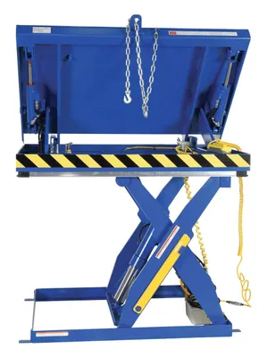 Vestil EHLTTS-3654-2-48 lift table shown from an alternate angle