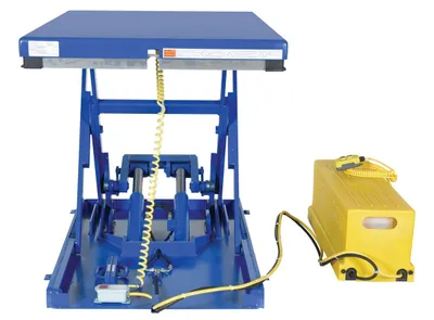 Vestil EHLTX-3653-2-39 lift table shown from an alternate angle