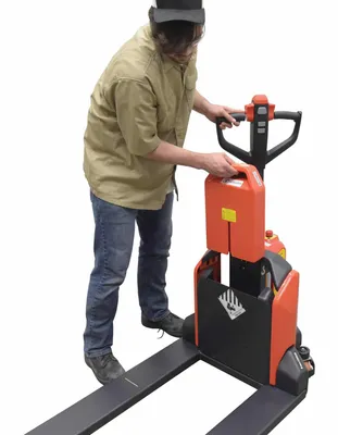 Vestil EPT-2745-45 pallet jack shown from an alternate angle