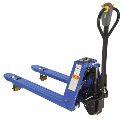 Vestil EPT-2748-30 pallet jack shown from an alternate angle