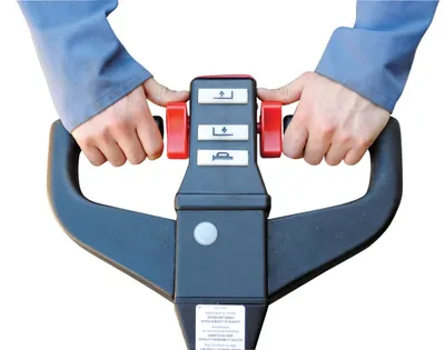 Vestil EPT-2748-45 pallet jack shown from an alternate angle