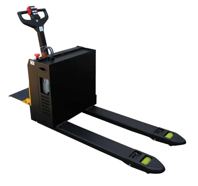 Vestil EPT-2748-45-RP pallet jack shown from an alternate angle