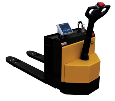 Vestil EPT-2748-45-SCL pallet jack shown from an alternate angle