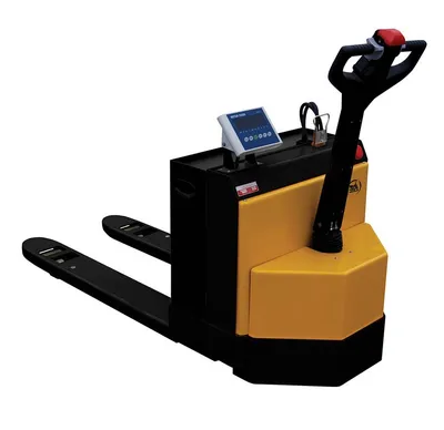 Vestil EPT-2748-45-SCL pallet jack shown from an alternate angle