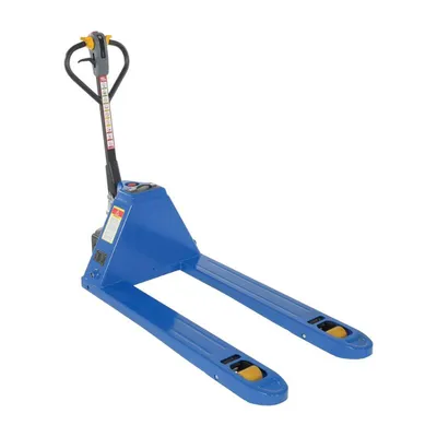 Vestil EPT-S-2748-40 pallet jack shown from an alternate angle