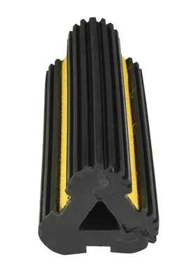 Vestil EX-4 wheel chock shown from an alternate angle