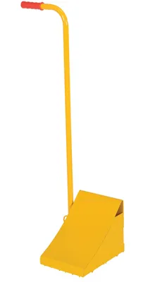 Vestil FAB-11-ERGO wheel chock shown from an alternate angle