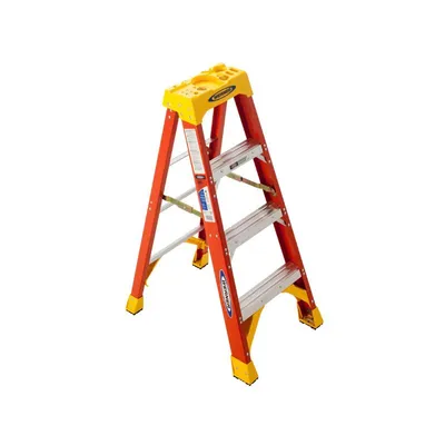 Vestil FBSL-4 Fiberglass Step Ladder