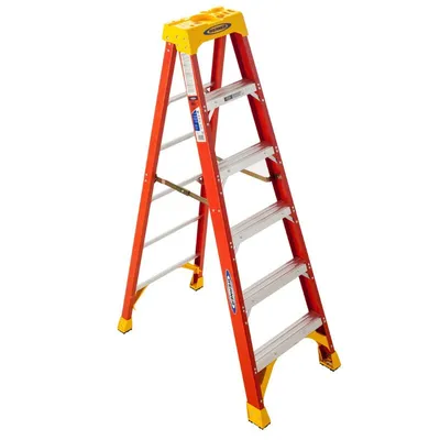 Vestil FBSL-6 Fiberglass Step Ladder