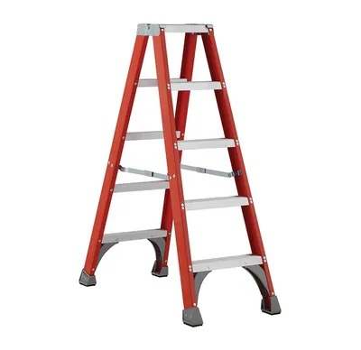 Vestil FBTFL-5 ladder shown from an alternate angle