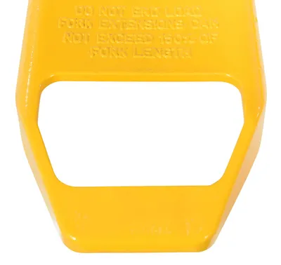 Vestil FE-5-96 forklift extension shown from an alternate angle