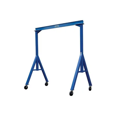 Vestil FHS-2-20 Steel Fixed Gantry Crane with Glass Filled Nylon Casters