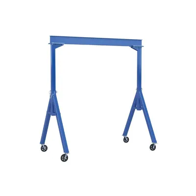 Vestil FHS-4-15-VG Steel Fixed Gantry Crane with V-Groove Cast Iron Casters