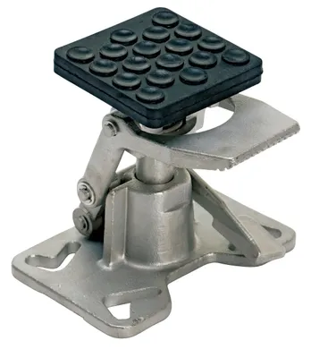 Vestil FL-ADJ-46-SS floor lock shown from an alternate angle