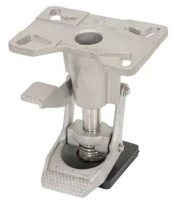 Vestil FL-ADJ-810-SS floor lock shown from an alternate angle