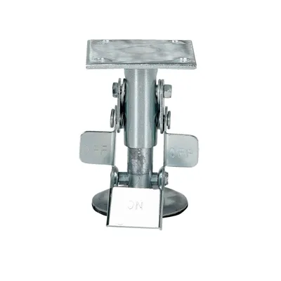 Vestil FL-LK-4E floor lock shown from an alternate angle