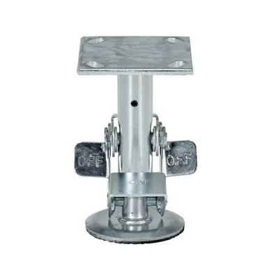 Vestil FL-LK-6EL floor lock shown from an alternate angle