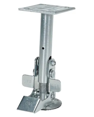 Vestil FL-LK-8EL floor lock shown from an alternate angle